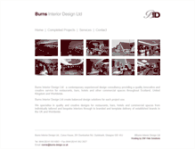 Tablet Screenshot of burns-design.co.uk